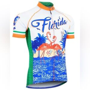 Canari Road Cycling Men's Florida Retro Jersey Medium